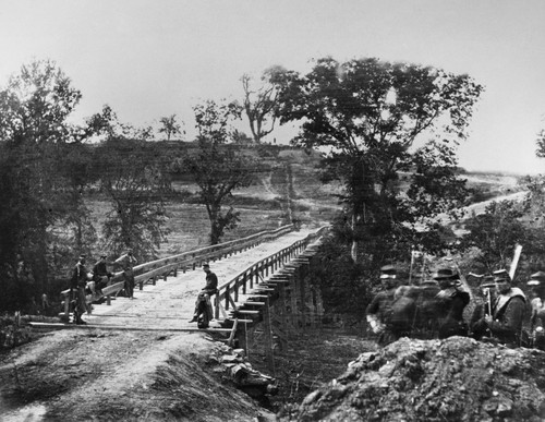 Civil War: Virginia, C1863. /Na View Of The Chesterfield Bridge Over The North Anna River In Virginia. Photograph By Timothy O'Sullivan, C1863. Poster Print by Granger Collection - Item # VARGRC0259360