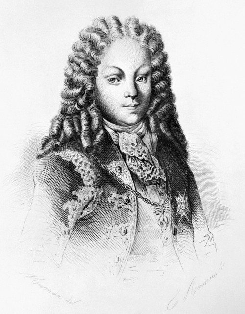 Louis I Of Spain (1707-1724). /Nking Of Spain, 15 January- 31 August 1724. Line Engraving, Italian, C1856. Poster Print by Granger Collection - Item # VARGRC0128630