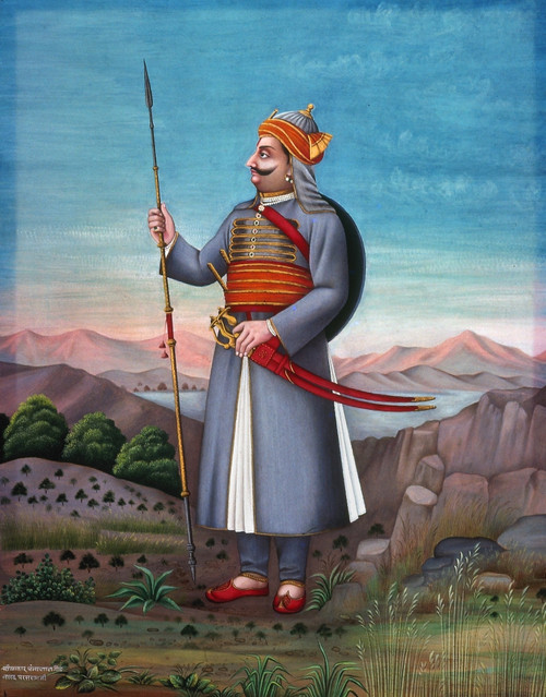 India: Nobleman. /Na Nobleman Of Udaipur, India. Indian Miniature Painting. Poster Print by Granger Collection - Item # VARGRC0105995