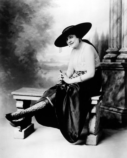 Silk Stockings, C1920. /Namerican Woman Wearing Silk Stockings With High Lace Inserts And Below-The-Knee Decorations, C1920. Poster Print by Granger Collection - Item # VARGRC0093330