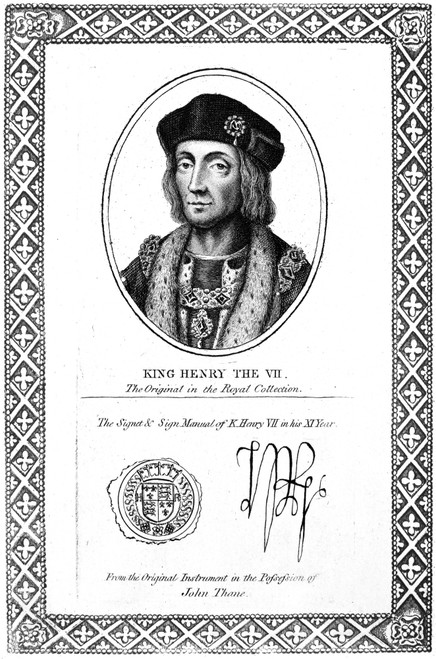 Henry Vii (1457-1509). /Nking Of England, 1485-1509. Etching, English, 1819. Poster Print by Granger Collection - Item # VARGRC0055046