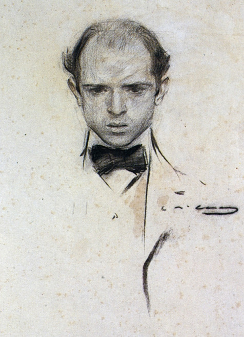 Pablo Casals (1876-1973). /Nspanish Violoncellist And Conductor. Drawing By Ramon Casas, C1900. Poster Print by Granger Collection - Item # VARGRC0216543
