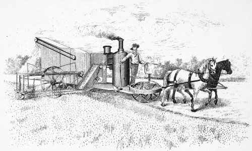 Steam Harvester, 1879. /Nan American Steam Harvester (Combined Reaper And Thrasher), 1879. Poster Print by Granger Collection - Item # VARGRC0034353