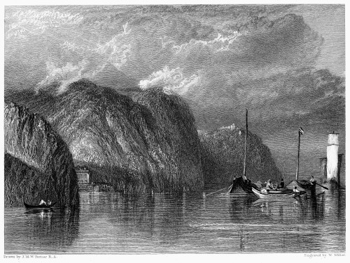 France: Loire. /Nview Of The Loire River In France, Between Clairmont And Mauves-Sur-Loire. Steel Engraving, 1853, After J.M.W. Turner. Poster Print by Granger Collection - Item # VARGRC0101573