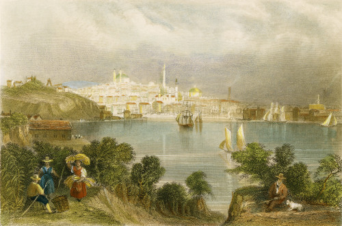 Baltimore, Maryland, 1839. /Nview Of Baltimore, Maryland: Colored Engraving, English, 1839. Poster Print by Granger Collection - Item # VARGRC0030171