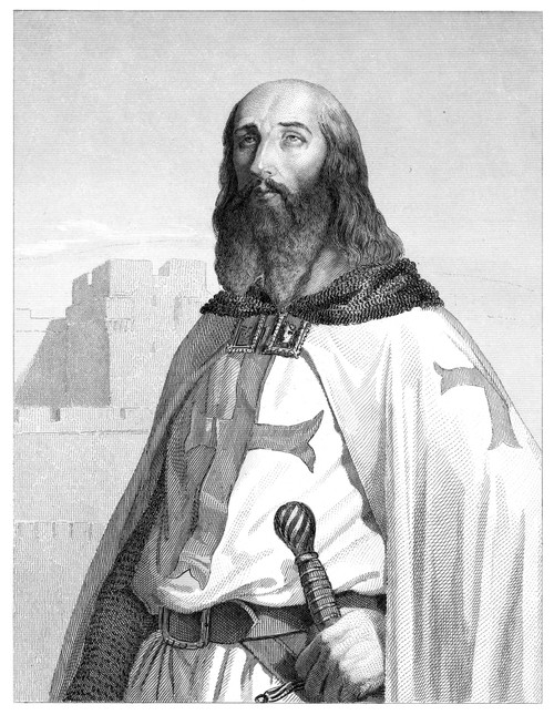 Jacques De Molay /N(1243-1314). French Knight. Steel Engraving, 19Th Century. Poster Print by Granger Collection - Item # VARGRC0048691