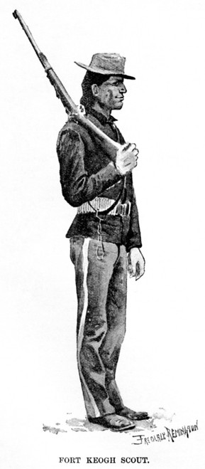 Remington: Scout, 1890. /N'Fort Keogh Scout.' Painting By Frederic Remington, 1890. Poster Print by Granger Collection - Item # VARGRC0355254