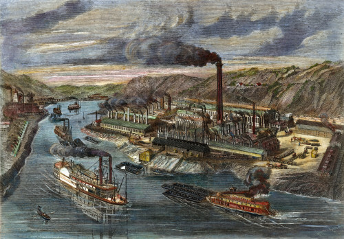 Pittsburgh: Iron Mills. /Nthe Iron Mills Of Jones And Laughlin At Pittsburgh, Pennsylvania. Line Engraving, 1869. Poster Print by Granger Collection - Item # VARGRC0060116 Pittsburgh: Iron Mills. /Nthe Iron Mills Of Jones And Laughlin At Pittsburgh, Pennsylvania. Line Engraving, 1869. Poster Print by Granger Collection - Item # VARGRC0060116