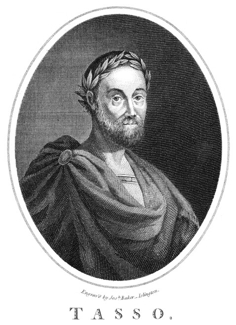 Torquato Tasso (1544-1595). /Nitalian Poet: English Engraving, 19Th Century. Poster Print by Granger Collection - Item # VARGRC0065666