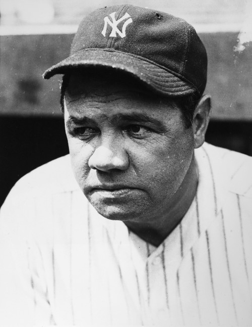 BABE RUTH (1895-1948). American baseball chewing gum card