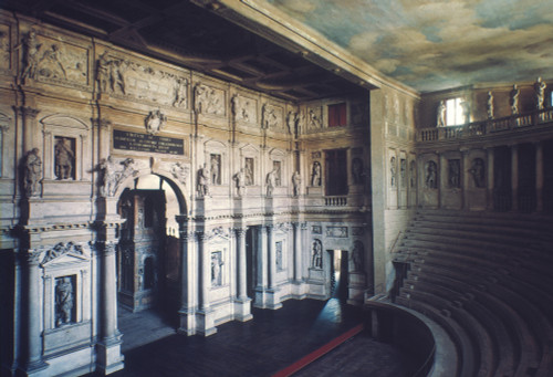Palladio: Teatro Olimpico. /Ndesigned By Andrea Palladio, 1579. Vicenza, Italy. Poster Print by Granger Collection - Item # VARGRC0055616