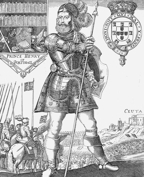 Henry The Navigator /N(1394-1460). Prince Of Portugal And Patron Of Exploration. At The Conquest Of Ceuta In Northern Morocco, 1415. Line Engraving, 16Th Century. Poster Print by Granger Collection - Item # VARGRC0004542