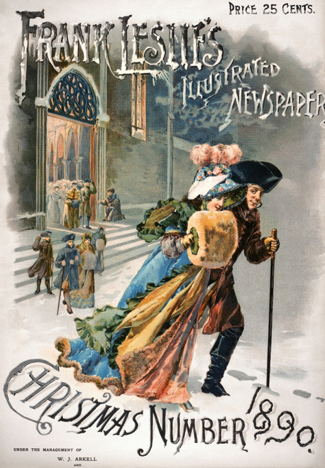 Christmas, 1890. /Namerican Magazine Cover, 1890. Poster Print by Granger Collection - Item # VARGRC0089711