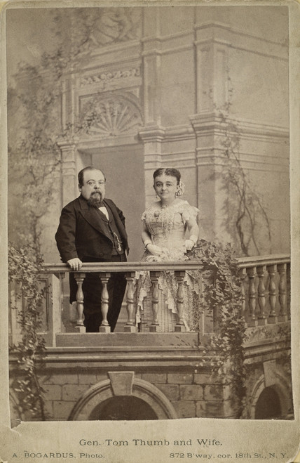 Charles Stratton And Wife. /Ncharles Sherwood Stratton (1838-1883), Known As General Tom Thumb, With His Wife Lavinia Warren Bumpus (1841-1919). Poster Print by Granger Collection - Item # VARGRC0008237