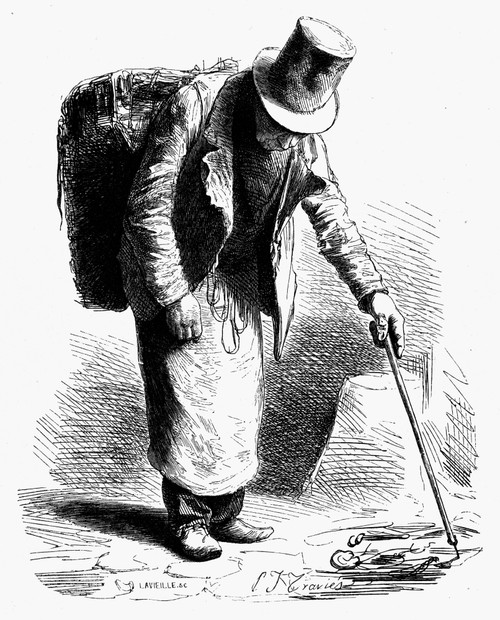 Ragman, 19Th Century. /Nline Engraving, French, After Charles-Joseph Travies De Villers (1804-1859). Poster Print by Granger Collection - Item # VARGRC0097192