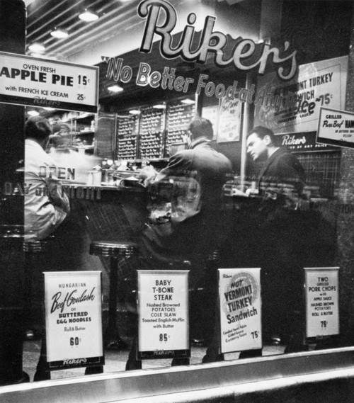 New York: Restaurant, 1948. /Nphotograph, 1948, By Berenice Abbott. Poster Print by Granger Collection - Item # VARGRC0032805