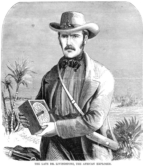 David Livingstone /N(1813-1873). Scottish Missionary And Explorer. Wood Engraving, 1867, Published On A Premature Account Of Livingstone'S Death. Poster Print by Granger Collection - Item # VARGRC0015823