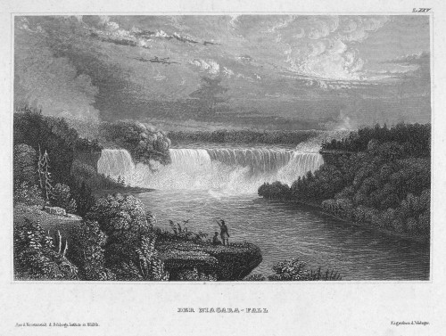 New York: Niagara Falls. /Nsteel Engraving, 19Th Century. Poster Print by Granger Collection - Item # VARGRC0102211