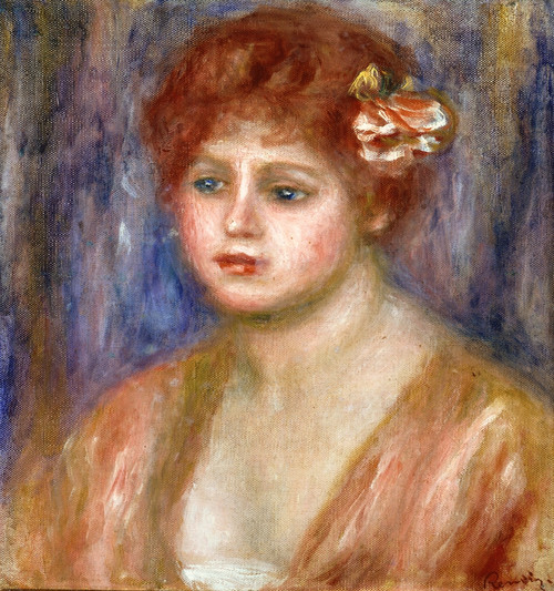 Renoir: Woman. /Noil On Canvas By Pierre Auguste Renoir (1841-1919). Poster Print by Granger Collection - Item # VARGRC0105167