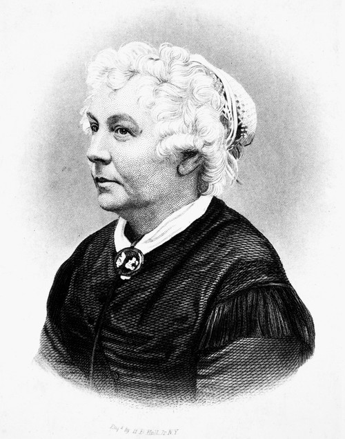 Elizabeth Cady Stanton /N(1815-1902). American Women'S Suffrage Advocate. Line And Stipple Engraving, American, 19Th Century. Poster Print by Granger Collection - Item # VARGRC0012690