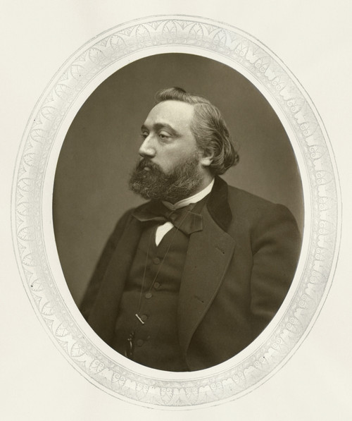 Leon Gambetta (1838-1882). /Nfrench Politician. Woodburytype, 1882, After A Photograph, C1875, By Nadar. Poster Print by Granger Collection - Item # VARGRC0267206