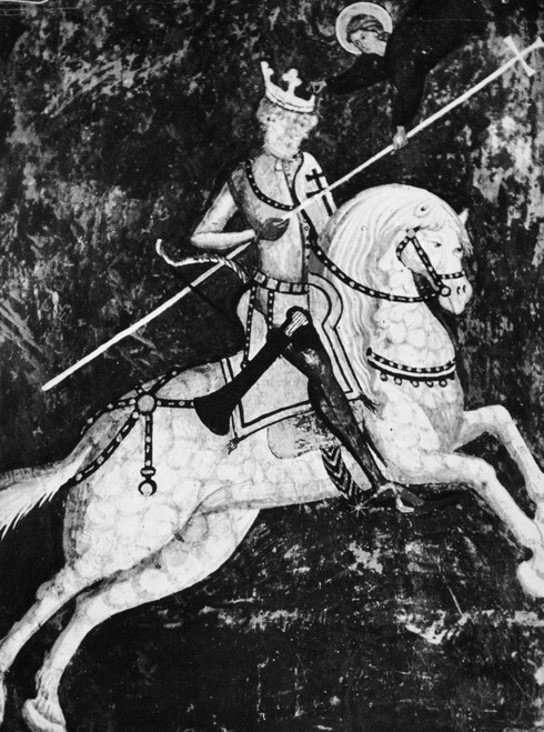 Wladyslaw Ii Jagiello /N(1350-1434). King Of Poland, 1386-1434. Fresco From The Holy Trinity Chapel At Lublin Castle. Poster Print by Granger Collection - Item # VARGRC0001442