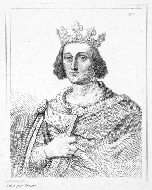 Saint Louis King of France Art Print 