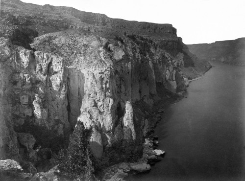 Idaho: Snake River Canyon. /Ncliffs Along The Snake River Canyon In Southern Idaho, As Viewed From The Left Of Shoshone Falls. Photographed By Timothy H. O'Sullivan, 1868. Poster Print by Granger Collection - Item # VARGRC0125300