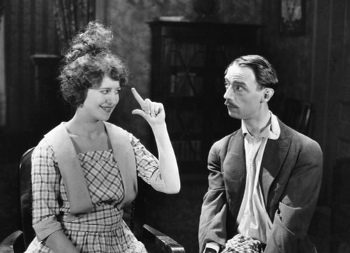 Silent Still: Man & Woman. Poster Print by Granger Collection - Item # VARGRC0074570