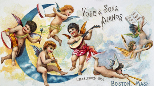 Piano Trade Card, C1880. /Namerican Merchant'S Trade Card, C1880, For 'Vose & Sons Pianos.' Poster Print by Granger Collection - Item # VARGRC0010955 Piano Trade Card, C1880. /Namerican Merchant'S Trade Card, C1880, For 'Vose & Sons Pianos.' Poster Print by Granger Collection - Item # VARGRC0010955