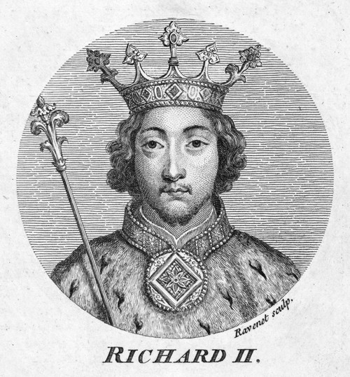 Richard Ii (1367-1400). /Nking Of England 1377-99. Engraving, English, 18Th Century. Poster Print by Granger Collection - Item # VARGRC0057826