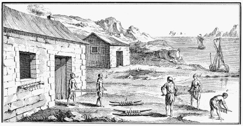 Curing Fish, 18Th Century. /Nwashing Brine-Soaked Fish In The Sea Before Packing. Copper Engraving, French, 18Th Century. Poster Print by Granger Collection - Item # VARGRC0027871