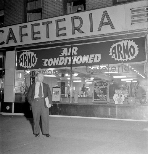 Nyc: Bowery, 1942. /Na Cafeteria On The Bowery In New York City. Photograph By Marjory Collins, 1942. Poster Print by Granger Collection - Item # VARGRC0352198