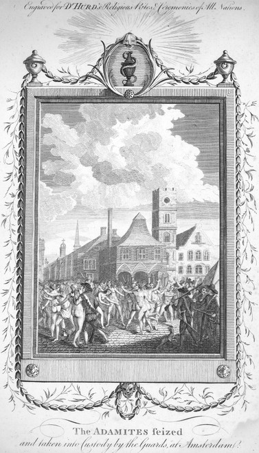 Adamites, 1530. /Nthe Persecution Of Adamites At Amsterdam In 1530. Copper Engraving, English, 18Th Century. Poster Print by Granger Collection - Item # VARGRC0078695 Adamites, 1530. /Nthe Persecution Of Adamites At Amsterdam In 1530. Copper Engraving, English, 18Th Century. Poster Print by Granger Collection - Item # VARGRC0078695