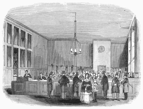 London: Bank, 1844./Ninterior Of Rogers' Bank In Clements Lane, London. Wood Engraving, English, 1844. Poster Print by Granger Collection - Item # VARGRC0091485