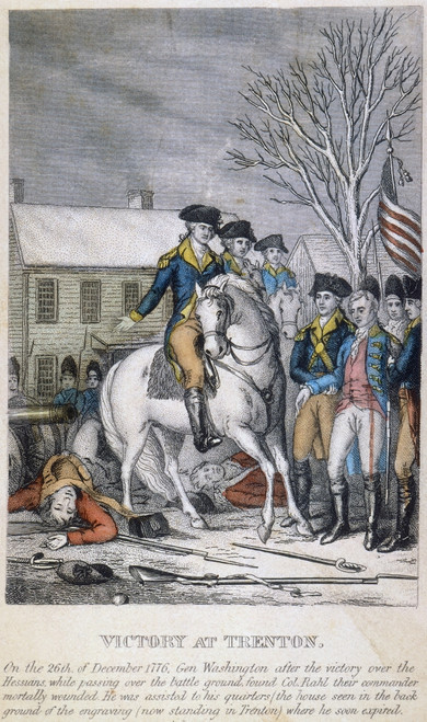 Washington: Trenton, 1776. /Ncolored Engraving, 1857. Poster Print by Granger Collection - Item # VARGRC0009908