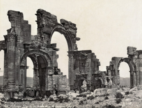 Palmyra: Arches. /Nruins Of A Triumphal Arch At Palmyra, Syria. Photograph, Late 19Th Century. Poster Print by Granger Collection - Item # VARGRC0129076