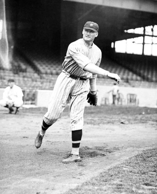 Walter Perry Johnson /N(1887-1946). American Baseball Player. Pitching In 1924. Poster Print by Granger Collection - Item # VARGRC0049263