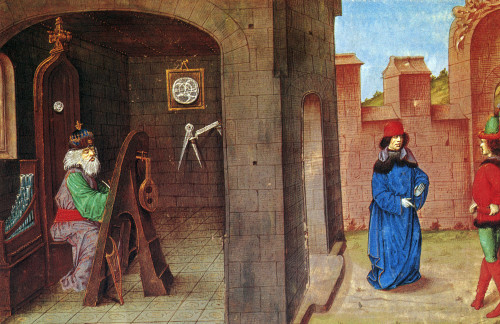 Zoroaster (C628-C551 B.C.). /Npersian Religious Leader, Also Known As Zarathustra. Founder Of Zoroastrianism. Zoroaster In His Study. Flemish Miniature, 15Th Century. Poster Print by Granger Collection - Item # VARGRC0103018