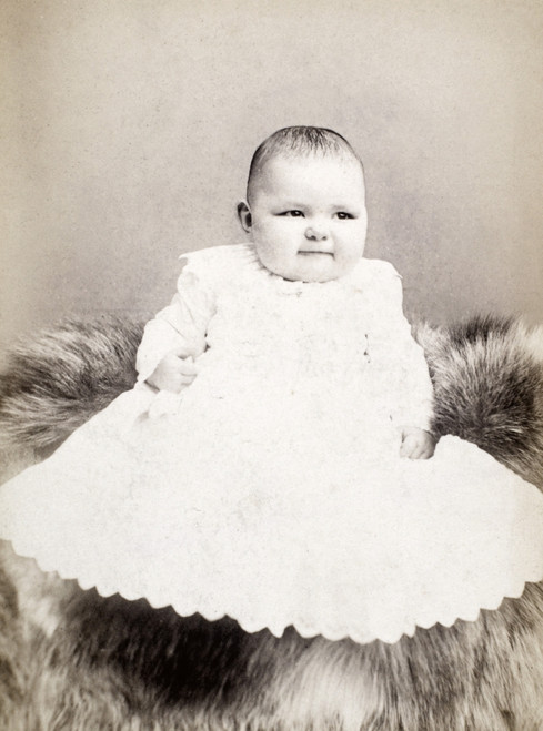 Baby. /Namerican Cabinet Photograph, Late 19Th Century. Poster Print by Granger Collection - Item # VARGRC0093863