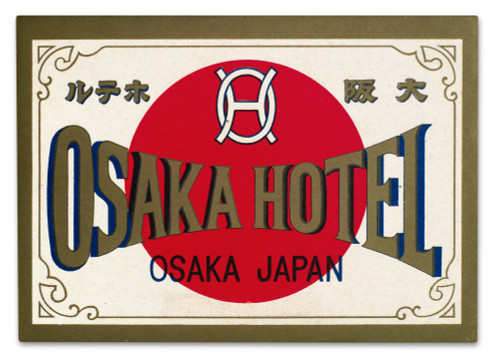 Luggage Label. /Nluggage Label From The Okaka Hotel In Japan, Early 20Th Century. Poster Print by Granger Collection - Item # VARGRC0095824