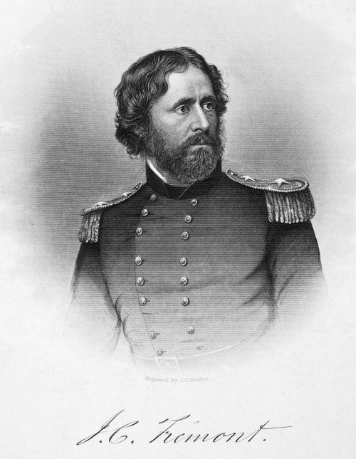 John C. Fremont (1813-1890). /Namerican Soldier And Explorer. Line And Stipple Engraving, 19Th Century. Poster Print by Granger Collection - Item # VARGRC0017887