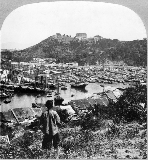 China: Hong Kong, C1902. /Nlooking East Over The Bay And Fishing Village Of Shaukiwan, Hong Kong, China. Stereograph, C1902. Poster Print by Granger Collection - Item # VARGRC0116345