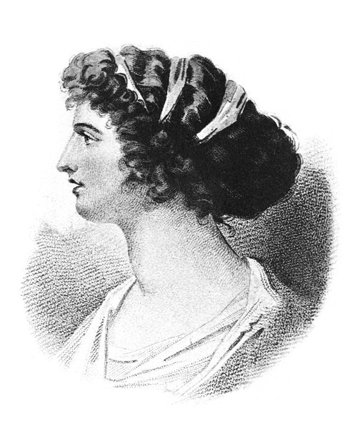 Lady Emma Hamilton /N(1765-1815). Emma Hart Hamilton; N_E Amy Lyon. Mistress Of Horatio Nelson. Lithograph After A Drawing. Poster Print by Granger Collection - Item # VARGRC0407691