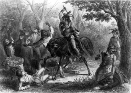 War of 1812, Tecumseh Saving Prisoners Poster Print by Science Source - Item # VARSCIJA8623
