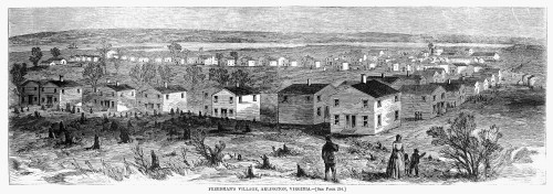 Freedmen'S Village, 1864. /Nthe Freedman'S Settlement At Arlington, Virginia. Wood Engraving From An American Newspaper Of 1864. Poster Print by Granger Collection - Item # VARGRC0032716
