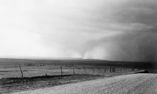 Dust Bowl, 1935. /Na Dust Storm Near Mills, New Mexico. Photograph By Dorothea Lange, May 1935. Poster Print by Granger Collection - Item # VARGRC0123126