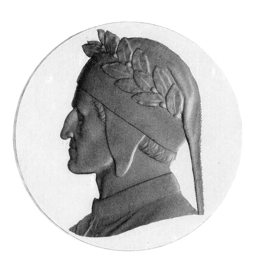 Dante Alighieri (1265-1321). /Nitalian Poet. Steel Engraving, 19Th Century. Poster Print by Granger Collection - Item # VARGRC0059819