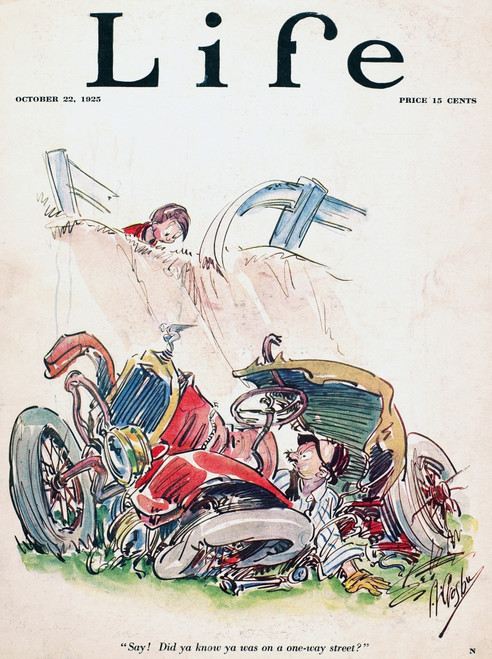 Magazine: Life, 1925. /N'Life' Magazine Cover, 22 October 1925. Poster Print by Granger Collection - Item # VARGRC0095837