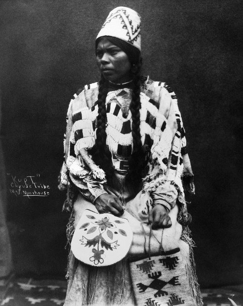 Cayuse Woman, C1900. /Nkupt, A Cayuse Native American Woman. Photographed By Lee Moorhouse, C1900. Poster Print by Granger Collection - Item # VARGRC0172655